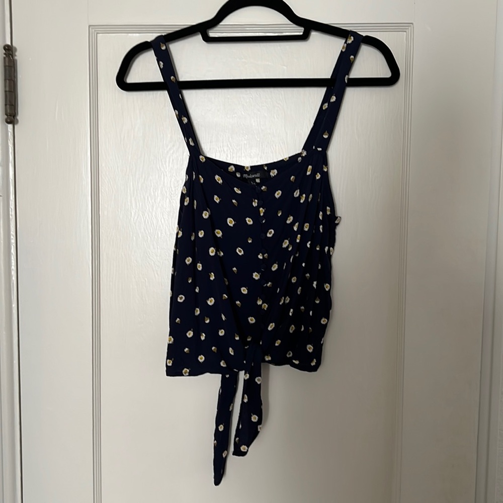 NWOT Madewell tie blouse